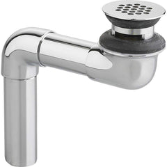 American Standard - Drain Components; Type: Offset Grid Drain ; Includes: Drain with Overflow ; Material: Brass - Exact Tool & Supply