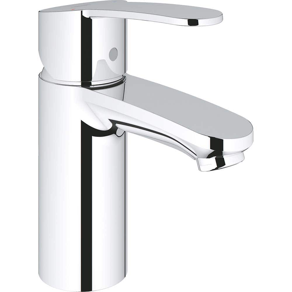 Grohe - Lavatory Faucets; Type: Deck Mount ; Spout Type: Standard ; Design: Lever ; Handle Type: Lever ; Mounting Centers: Single Hole (Inch); Drain Type: No Drain - Exact Tool & Supply