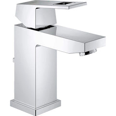 Grohe - Lavatory Faucets; Type: Deck Mount ; Spout Type: Low Arc ; Design: Lever ; Handle Type: Lever ; Mounting Centers: Single Hole (Inch); Drain Type: Pop-Up - Exact Tool & Supply