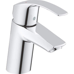 Grohe - Lavatory Faucets; Type: Deck Mount ; Spout Type: Low Arc ; Design: Lever ; Handle Type: Lever ; Mounting Centers: Single Hole (Inch); Drain Type: No Drain - Exact Tool & Supply
