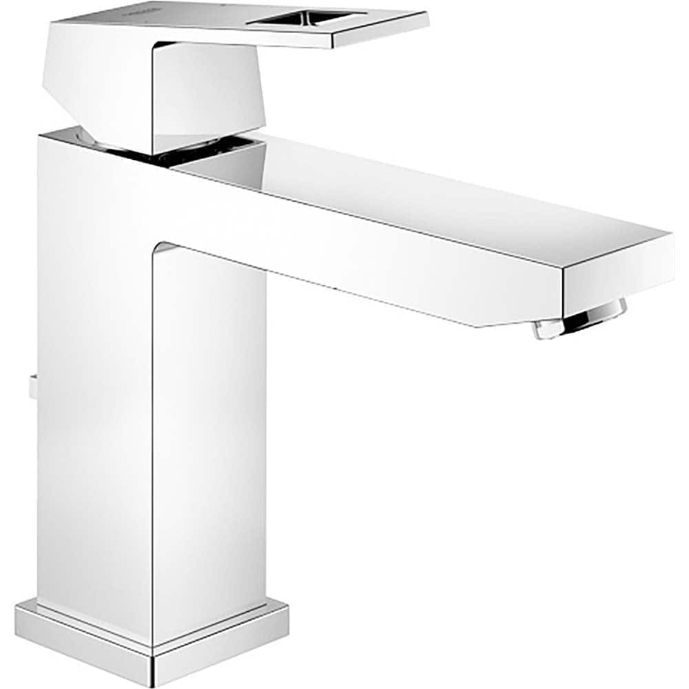 Grohe - Lavatory Faucets; Type: Deck Mount ; Spout Type: Low Arc ; Design: Lever ; Handle Type: Lever ; Mounting Centers: Single Hole (Inch); Drain Type: Pop-Up - Exact Tool & Supply