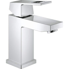Grohe - Lavatory Faucets; Type: Deck Mount ; Spout Type: Low Arc ; Design: Lever ; Handle Type: Lever ; Mounting Centers: Single Hole (Inch); Drain Type: No Drain - Exact Tool & Supply