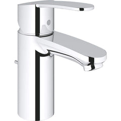 Grohe - Lavatory Faucets; Type: Deck Mount ; Spout Type: Low Arc ; Design: Lever ; Handle Type: Lever ; Mounting Centers: Single Hole (Inch); Drain Type: Pop-Up - Exact Tool & Supply