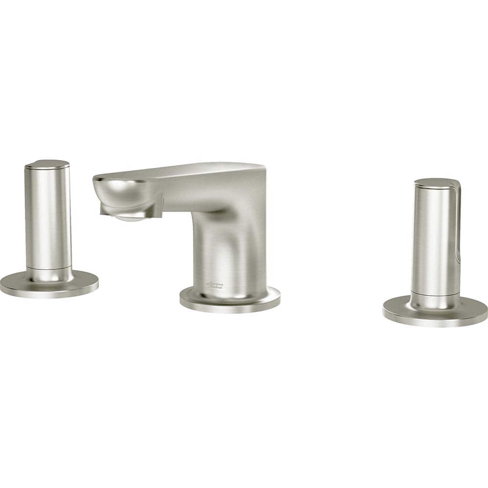 American Standard - Lavatory Faucets; Type: Deck Mount ; Spout Type: Low Arc ; Design: Two Handle ; Handle Type: Lever ; Mounting Centers: 8 (Inch); Drain Type: Pop-Up - Exact Tool & Supply