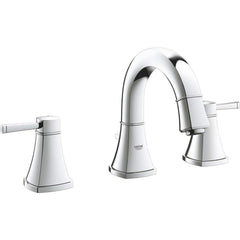 Grohe - Lavatory Faucets; Type: Widespread ; Spout Type: Low Arc ; Design: Lever ; Handle Type: Lever ; Mounting Centers: 8 (Inch); Drain Type: Pop-Up - Exact Tool & Supply