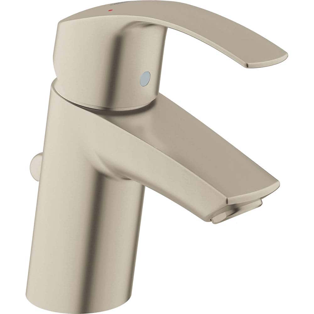 Grohe - Lavatory Faucets; Type: Widespread ; Spout Type: Straight ; Design: Lever ; Handle Type: Lever ; Mounting Centers: Single Hole (Inch); Drain Type: Pop-Up - Exact Tool & Supply