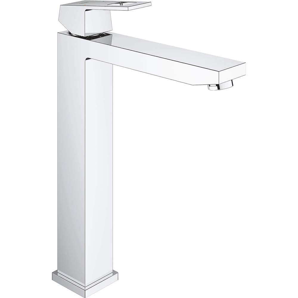 Grohe - Lavatory Faucets; Type: Deck Mount ; Spout Type: Low Arc ; Design: Lever ; Handle Type: Lever ; Mounting Centers: Single Hole (Inch); Drain Type: No Drain - Exact Tool & Supply