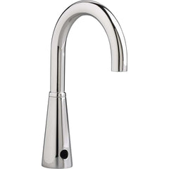 American Standard - Electronic & Sensor Faucets; Type: Sensor ; Style: Modern; Contemporary ; Type of Power: DC ; Spout Type: High Arc ; Mounting Centers: Single Hole (Inch); Finish/Coating: Polished Chrome - Exact Tool & Supply