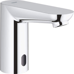 Grohe - Electronic & Sensor Faucets; Type: Sensor ; Style: Modern; Contemporary ; Type of Power: Lithium Battery Backup ; Spout Type: Low Arc ; Mounting Centers: Single Hole (Inch); Finish/Coating: Polished Chrome - Exact Tool & Supply