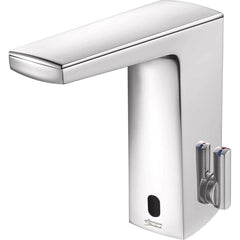 American Standard - Electronic & Sensor Faucets; Type: Sensor ; Style: Modern; Contemporary ; Type of Power: Battery ; Spout Type: Low Arc ; Mounting Centers: Single Hole (Inch); Finish/Coating: Polished Chrome - Exact Tool & Supply
