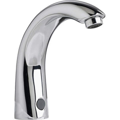 American Standard - Electronic & Sensor Faucets; Type: Sensor ; Style: Modern; Contemporary ; Type of Power: DC ; Spout Type: Low Arc ; Mounting Centers: Single Hole (Inch); Finish/Coating: Polished Chrome - Exact Tool & Supply