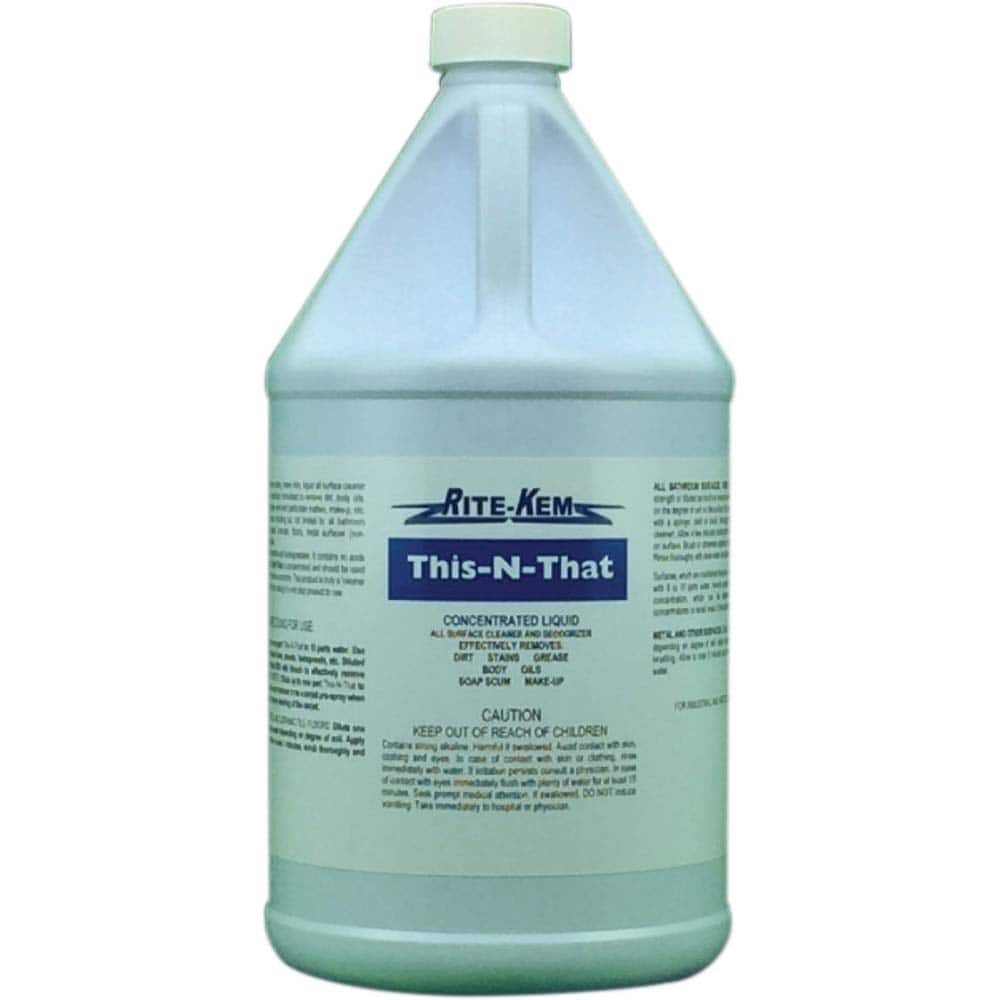 Rite-Kem - Bathroom, Tile & Toilet Bowl Cleaners; Type: Cleaning Solution ; Form: Liquid Concentrate ; Container Size: 1 Gal. ; Container Type: Bottle ; Scent: Pleasant ; Disinfectant: No - Exact Tool & Supply