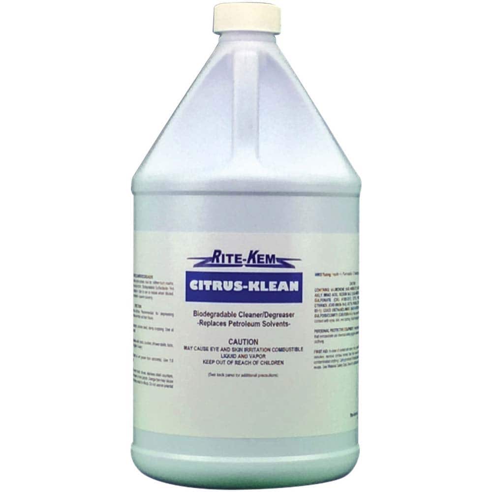 Rite-Kem - All-Purpose Cleaners & Degreasers; Container Type: Plastic Bottle ; Container Size: 1 Gallon ; Scent: Pleasant ; Form: Liquid Concentrate ; Disinfectant: No ; Solution Type: Dilutable Concentrate - Exact Tool & Supply