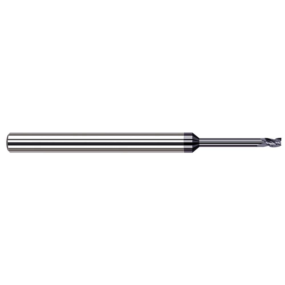 Harvey Tool - Square End Mills; Mill Diameter (Inch): 1/16 ; Mill Diameter (Decimal Inch): 0.0620 ; Length of Cut (Inch): 3/32 ; Length of Cut (Decimal Inch): 0.0930 ; Material: Solid Carbide ; Finish/Coating: AlTiN - Exact Tool & Supply