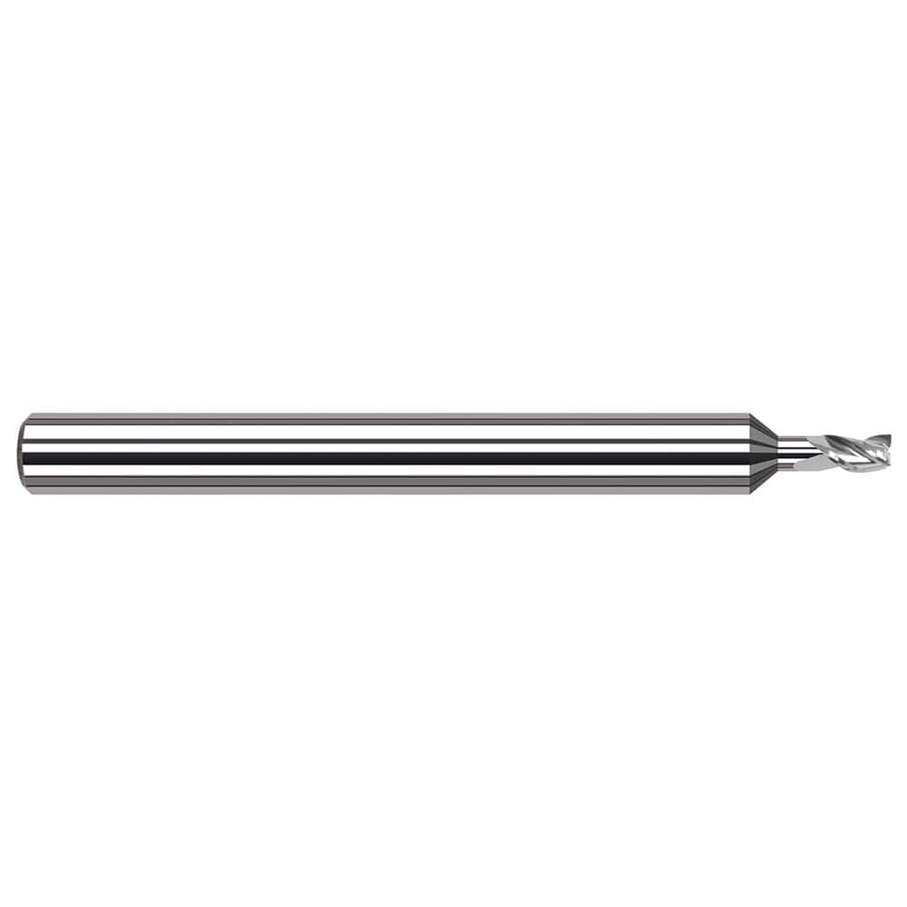 Harvey Tool - Square End Mills; Mill Diameter (Inch): 1/16 ; Mill Diameter (Decimal Inch): 0.0620 ; Length of Cut (Inch): 3/32 ; Length of Cut (Decimal Inch): 0.0930 ; Material: Solid Carbide ; Finish/Coating: Uncoated - Exact Tool & Supply