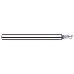 Harvey Tool - Square End Mills; Mill Diameter (mm): 0.80 ; Mill Diameter (Inch): 1/32 ; Mill Diameter (Decimal Inch): 0.0310 ; Length of Cut (mm): 1.2000 ; Length of Cut (Inch): 3/64 ; Length of Cut (Decimal Inch): 0.0470 - Exact Tool & Supply