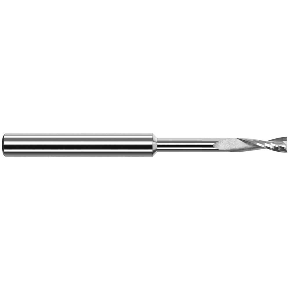 Harvey Tool - Square End Mills; Mill Diameter (Inch): 1/16 ; Mill Diameter (Decimal Inch): 0.0625 ; Length of Cut (Decimal Inch): 0.1860 ; Material: Solid Carbide ; Finish/Coating: Uncoated ; Shank Diameter (Inch): 1/8 - Exact Tool & Supply