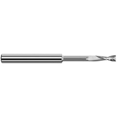 Harvey Tool - Square End Mills; Mill Diameter (Inch): 1/16 ; Mill Diameter (Decimal Inch): 0.0625 ; Length of Cut (Decimal Inch): 0.1860 ; Material: Solid Carbide ; Finish/Coating: Uncoated ; Shank Diameter (Inch): 1/8 - Exact Tool & Supply