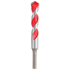 Milwaukee Tool - Rotary Drill/Hammer Drill Bits; Drill Bit Size (Inch): 3/4 ; Shank Type: 3-Flat ; Usable Length (Inch): 4.0000 ; Drill Bit Material: Carbide Tipped ; Flute Length (Inch): 4 ; Number of Pieces: 1.000 - Exact Tool & Supply