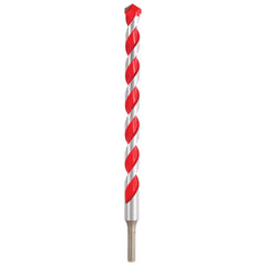 Milwaukee Tool - Rotary Drill/Hammer Drill Bits; Drill Bit Size (Inch): 3/4 ; Shank Type: 3-Flat ; Usable Length (Inch): 10.0000 ; Drill Bit Material: Carbide Tipped ; Flute Length (Inch): 10 ; Number of Pieces: 1.000 - Exact Tool & Supply