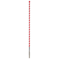 Milwaukee Tool - Rotary Drill/Hammer Drill Bits; Drill Bit Size (Inch): 1/4 ; Shank Type: 3-Flat ; Usable Length (Inch): 10.0000 ; Drill Bit Material: Carbide Tipped ; Flute Length (Inch): 10 ; Number of Pieces: 1.000 - Exact Tool & Supply