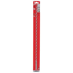 Milwaukee Tool - Rotary Drill/Hammer Drill Bits; Drill Bit Size (Inch): 3/8 ; Shank Type: 3-Flat ; Usable Length (Inch): 16.0000 ; Drill Bit Material: Carbide Tipped ; Flute Length (Inch): 16 ; Number of Pieces: 1.000 - Exact Tool & Supply