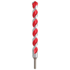 Milwaukee Tool - Rotary Drill/Hammer Drill Bits; Drill Bit Size (Inch): 1 ; Shank Type: 3-Flat ; Usable Length (Inch): 10.0000 ; Drill Bit Material: Carbide Tipped ; Flute Length (Inch): 10 ; Number of Pieces: 1.000 - Exact Tool & Supply