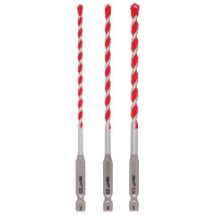 Milwaukee Tool - Drill Bit Sets; System of Measurement: Inch ; Drill Bit Material: Carbide-Tipped ; Drill Bit Set Type: Hammer Drill Bits ; Minimum Drill Bit Size (Inch): 5/32 ; Maximum Drill Bit Size (Inch): 1/4 ; Drill Point Angle: 135 - Exact Tool & Supply