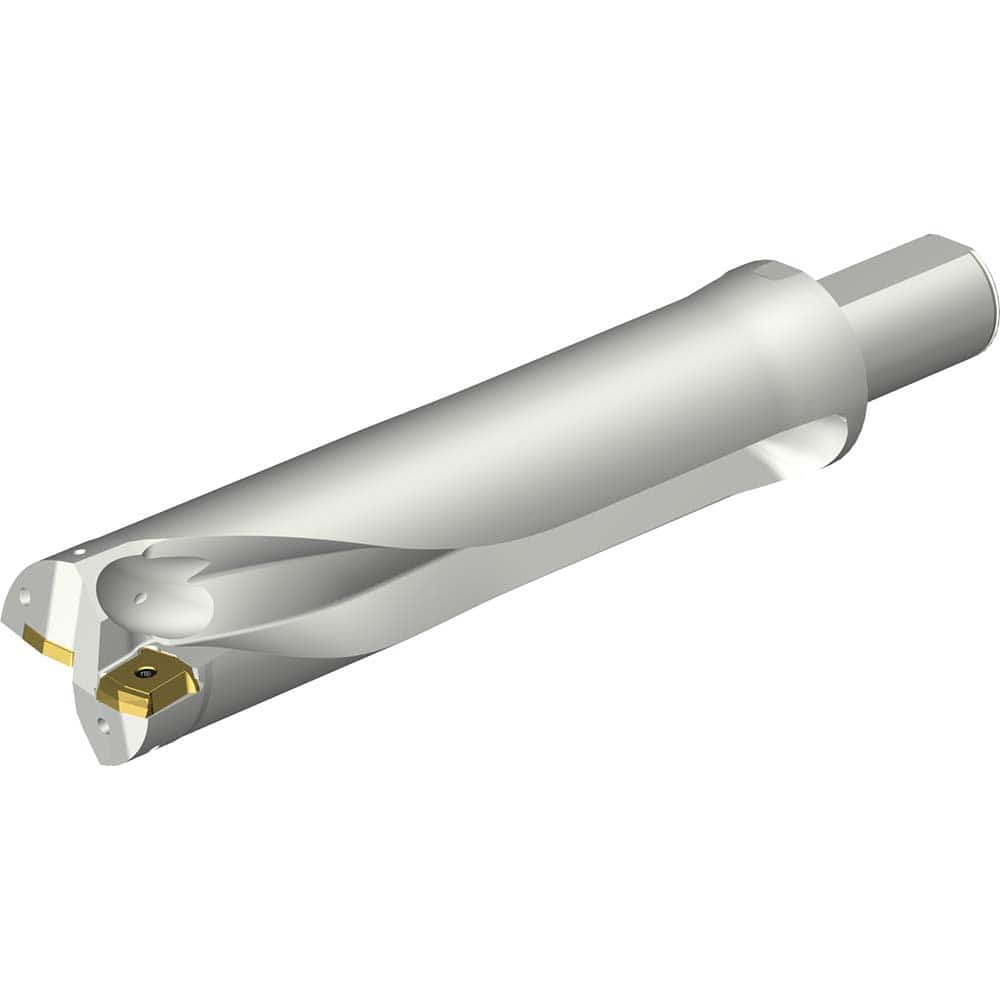 Sandvik Coromant - Indexable Insert Drills; Drill Style: DS20 ; Drill Diameter (Inch): 2.375 ; Maximum Drill Depth (Decimal Inch): 9.5626 ; Shank Type: Straight ; Shank Diameter (Inch): 1.5 ; Cutting Direction: Right Hand - Exact Tool & Supply