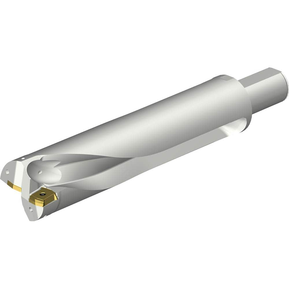 Sandvik Coromant - Indexable Insert Drills; Drill Style: DS20 ; Drill Diameter (Inch): 2.5 ; Maximum Drill Depth (Decimal Inch): 10.0626 ; Shank Type: Straight ; Shank Diameter (Inch): 1.5 ; Cutting Direction: Right Hand - Exact Tool & Supply