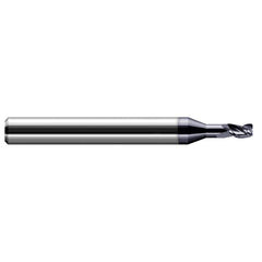Harvey Tool - 1/8" Diam 3 Flute Solid Carbide 0.01" Corner Radius - Exact Tool & Supply