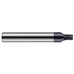 Harvey Tool - Corner Radius & Corner Chamfer End Mills; Mill Diameter (mm): 0.80 ; Mill Diameter (Inch): 1/32 ; Mill Diameter (Decimal Inch): 0.0310 ; End Type: Corner Radius ; Corner Radius (Decimal Inch): 0.0050 ; Number of Flutes: 7 - Exact Tool & Supply