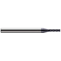 Harvey Tool - Corner Radius & Corner Chamfer End Mills; Mill Diameter (Inch): 1/8 ; Mill Diameter (Decimal Inch): 0.1250 ; End Type: Corner Radius ; Corner Radius (Decimal Inch): 0.0100 ; Number of Flutes: 4 ; Material: Solid Carbide - Exact Tool & Supply