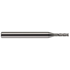 Harvey Tool - Corner Radius & Corner Chamfer End Mills; Mill Diameter (Inch): 5/64 ; Mill Diameter (Decimal Inch): 0.0780 ; End Type: Corner Radius ; Corner Radius (Decimal Inch): 0.0100 ; Number of Flutes: 2 ; Material: Solid Carbide - Exact Tool & Supply