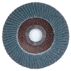 4 1/2″ × 1/4″ × 7/8″ PowerFlex Flap Disc Type 27 Flat 60 Grit - Exact Tool & Supply