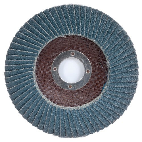 7″ × 1/4″ × 7/8″ PowerFlex Flap Disc Type 27 Flat 60 Grit - Exact Tool & Supply