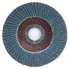 7″ × 1/4″ × 7/8″ PowerFlex Flap Disc Type 27 Flat 60 Grit - Exact Tool & Supply