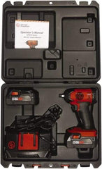 Chicago Pneumatic - 3/8" Drive 20 Volt Pistol Grip Cordless Impact Wrench & Ratchet - 2,400 RPM, 150 Ft/Lb Torque, 2 Lithium-Ion Batteries Included - Exact Tool & Supply
