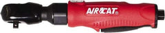 AIRCAT - 3/8" Drive, 280 RPM, 70 Ft/Lb Torque Ratchet Wrench - Inline Handle, 4 CFM, 90 psi, 1/4" NPT Inlet - Exact Tool & Supply