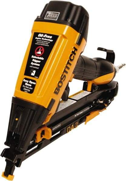 Stanley Bostitch - 1-1/4 to 2-1/2" Nail Length, 15 Gauge Finish Air Nailer Kit - 70 to 120 psi - Exact Tool & Supply