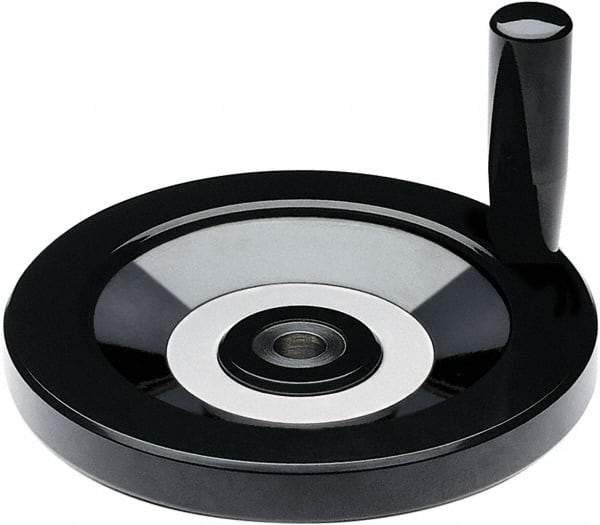 Elesa - 6.89" Diam, Duroplast Handwheel Only - 1.57" Hub Diam - Exact Tool & Supply