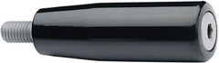 Elesa - 1/4-20 Threaded Stem, Revolving Handwheel & Machine Handle - Duroplast Traditional Handle, 0.51" Long Steel Stem, 1.57" Handle Length - Exact Tool & Supply