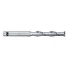 12mm Dia. x 153mm Overall Length 2-Flute Square End Solid Carbide SE End Mill-Round Shank-Center Cutting-Uncoated - Exact Tool & Supply