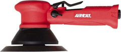 AIRCAT - 6" Max Disc, 10,000 RPM, Pneumatic Handheld Disc Sander - 2.5 CFM, 1/4" Inlet, 0.3 hp, 90 psi - Exact Tool & Supply