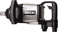 AIRCAT - 1" Drive, 5,000 RPM, 1,800 Ft/Lb Torque Impact Wrench - D-Handle, 1,400 IPM, 12 CFM, 90 psi, 1/2" NPT Inlet - Exact Tool & Supply