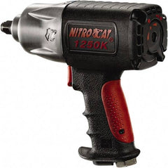 AIRCAT - 1/2" Drive, 8,500 RPM, 950 Ft/Lb Torque Impact Wrench - Pistol Grip Handle, 1,000 IPM, 8 CFM, 90 psi, 1/4" NPT Inlet - Exact Tool & Supply