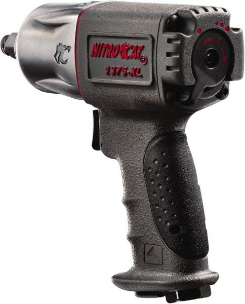 AIRCAT - 1/2" Drive, 10,000 RPM, 500 Ft/Lb Torque Impact Wrench - Pistol Grip Handle, 1,350 IPM, 6 CFM, 90 psi, 1/4" NPT Inlet - Exact Tool & Supply