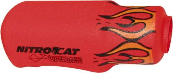 AIRCAT - For Use with AIRCAT 1200 and 1250, Impact Wrench Boot - Red - Exact Tool & Supply