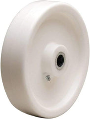 Hamilton - 8 Inch Diameter x 2 Inch Wide, Polyolefin Caster Wheel - 900 Lb. Capacity, 2-3/16 Inch Hub Length, 5/8 Inch Axle Diameter, Straight Roller Bearing - Exact Tool & Supply