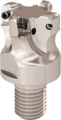 Seco - 32mm Cutting Diam, 0.9mm Max Depth of Cut, Modular Connection Indexable Copy End Mill - 4 Inserts, LOHT Insert, R217.21 Toolholder - Exact Tool & Supply